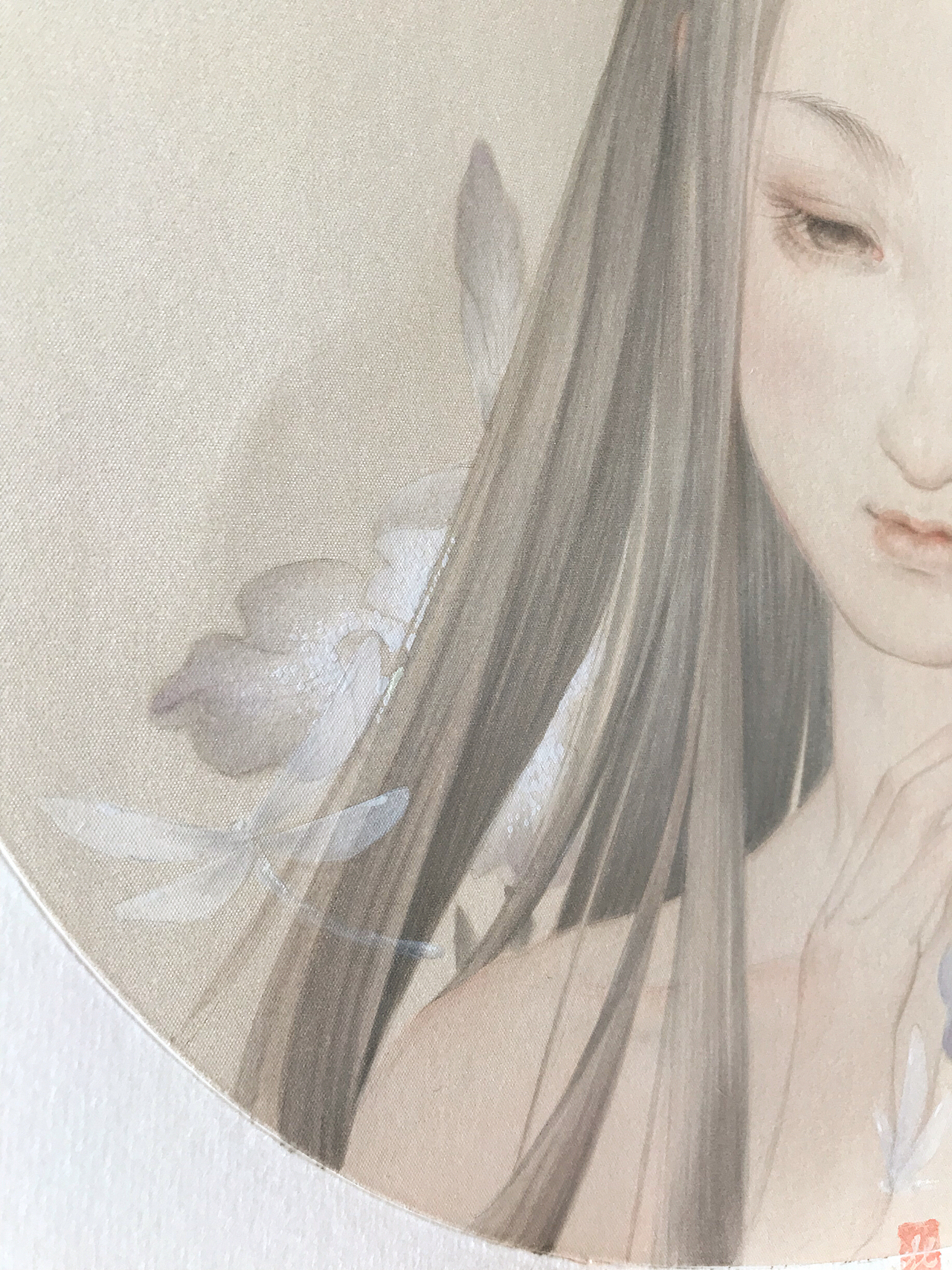 早期工笔画｜《闻香》系列 | 手绘国风工笔艺术插画（图ZMTU3NzkzOTQ4） - 艺术插画 - 站酷设计师何塞特Herset原创素材 - 站酷ZCOOL