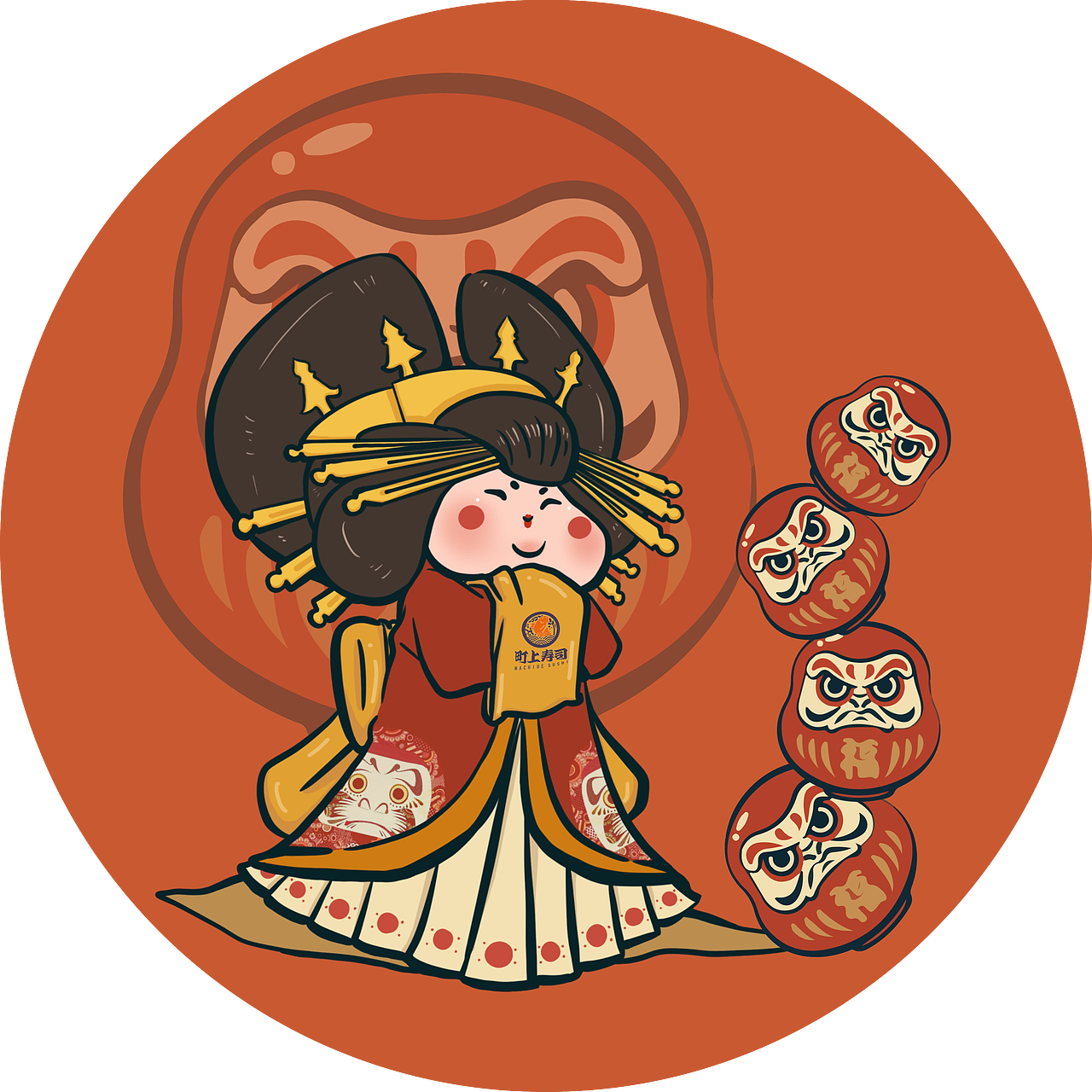 日料四季之神（图ZMTQyOTM4ODA4） - 创作习作 - 站酷设计师水手小瑶原创素材 - 站酷ZCOOL