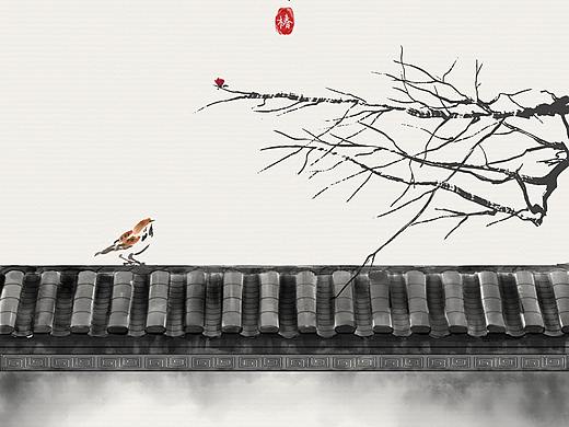 意境水墨画古风