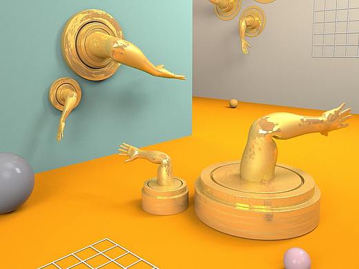 C4D練習(xí)（個(gè)人主頁-ZMzUwNzM5NDA=） - 其他UI - 站酷設(shè)計(jì)師吃不停的喵嗚原創(chuàng)素材 - 站酷ZCOOL