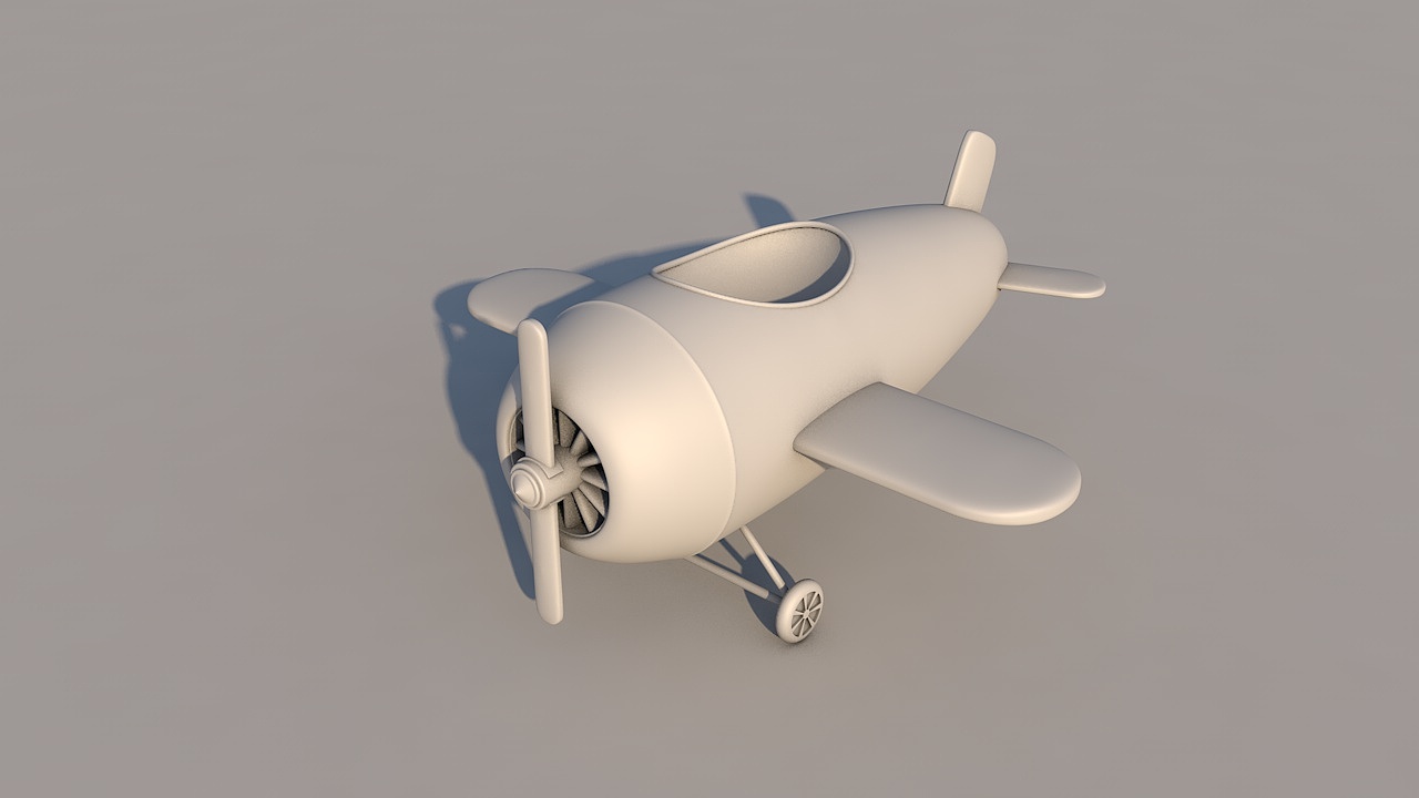 c4d小飞机