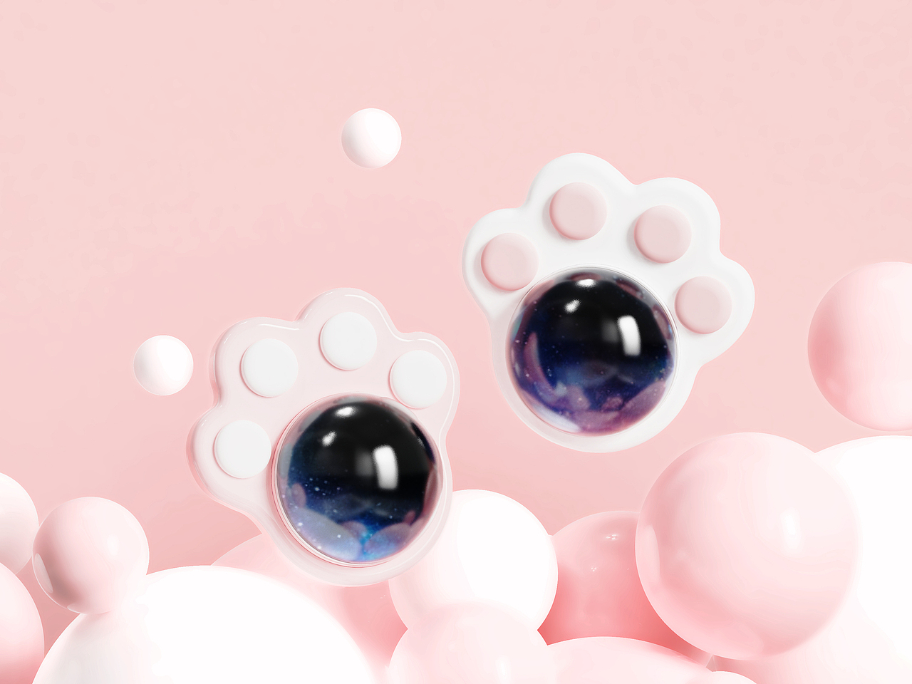 星空灯-猫爪子（图ZMjQ4MDQzMjk2） - 电子产品 - 站酷设计师设计师大王啊原创素材 - 站酷ZCOOL