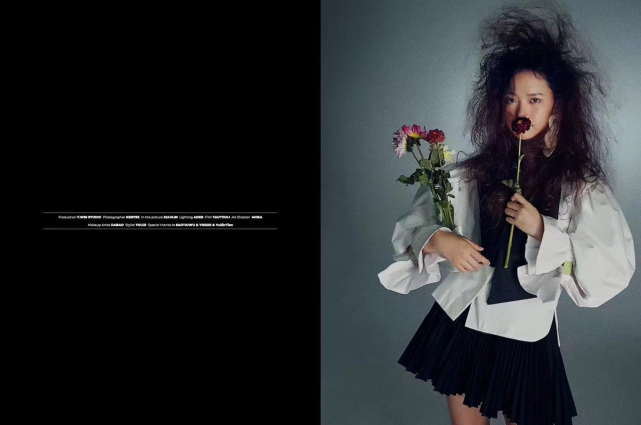 黑白相间与放空|苏耳朵搭配