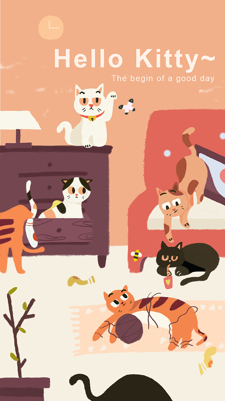 插画练习（图ZMTU5MDIzNDI4） - 商业插画 - 站酷设计师凡小姐原创素材 - 站酷ZCOOL