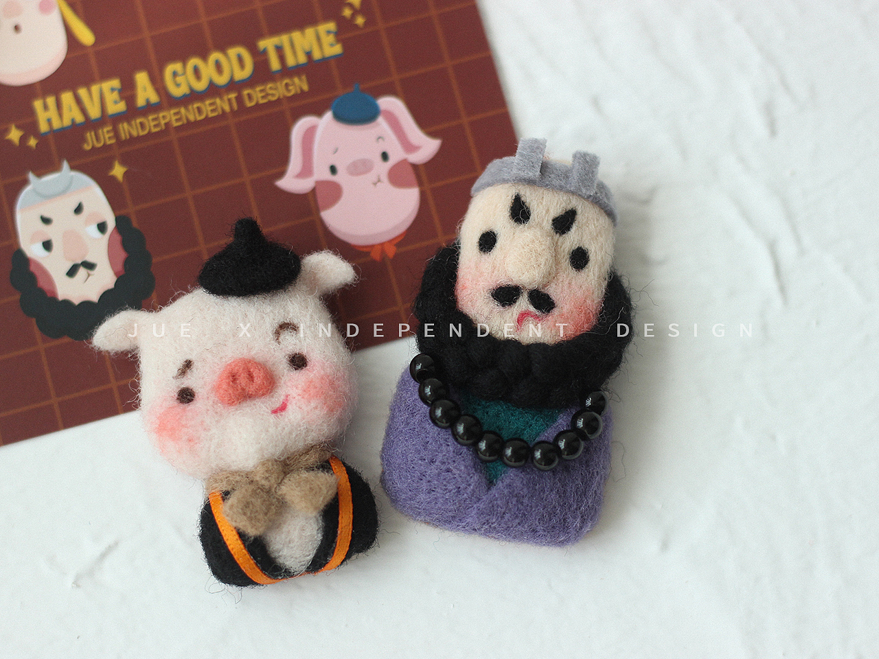 西游记小插画-羊毛毡