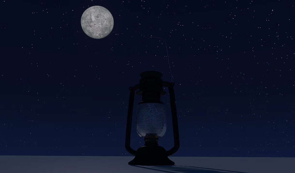 【c4d】小练习:煤油灯