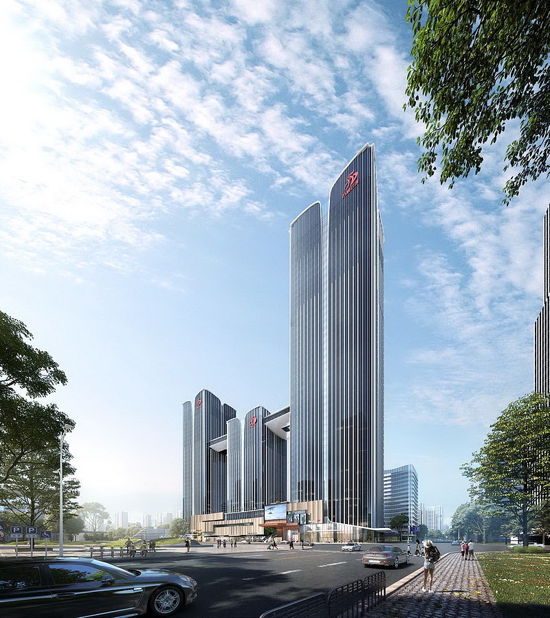 现代办公商业综合体SU模型下载（图ZMjc5MzA2MDc2） - 建筑设计 - 站酷设计师素模网原创素材 - 站酷ZCOOL