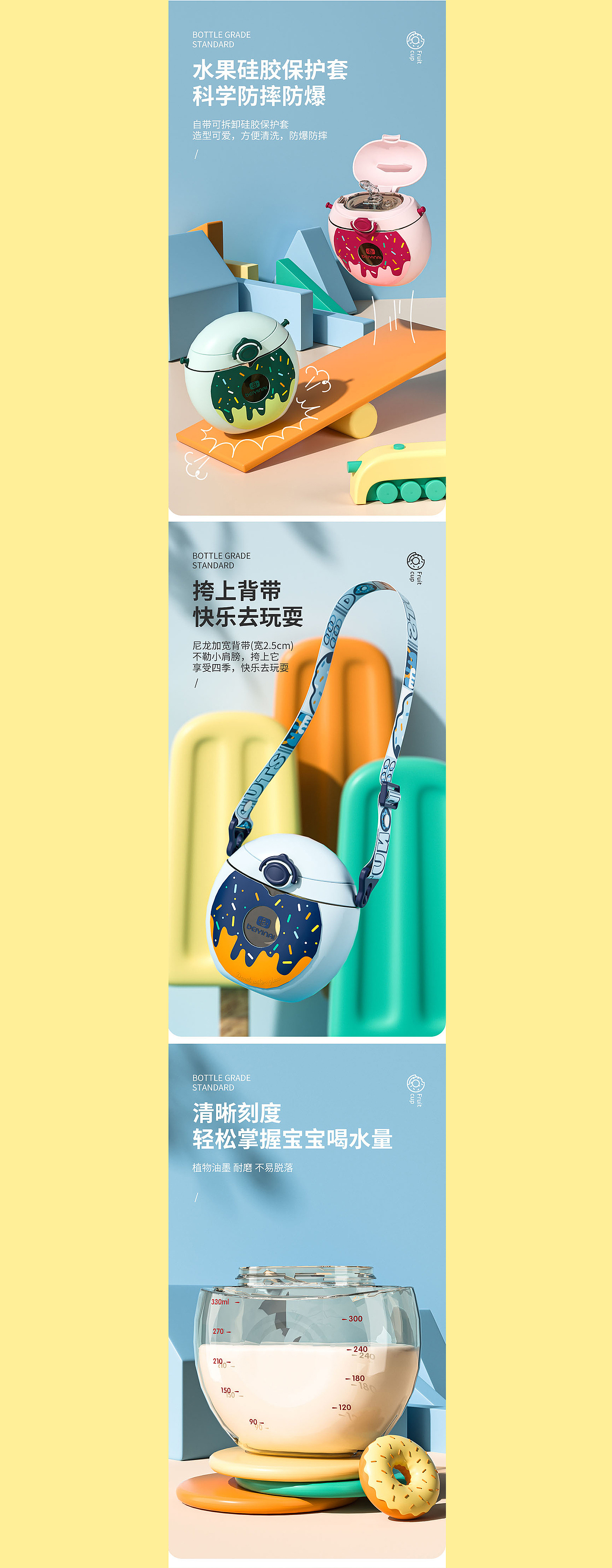 甜甜圈水杯详情（图ZMjYyNTUwNjg4） - 电商 - 站酷设计师一岸设计原创素材 - 站酷ZCOOL