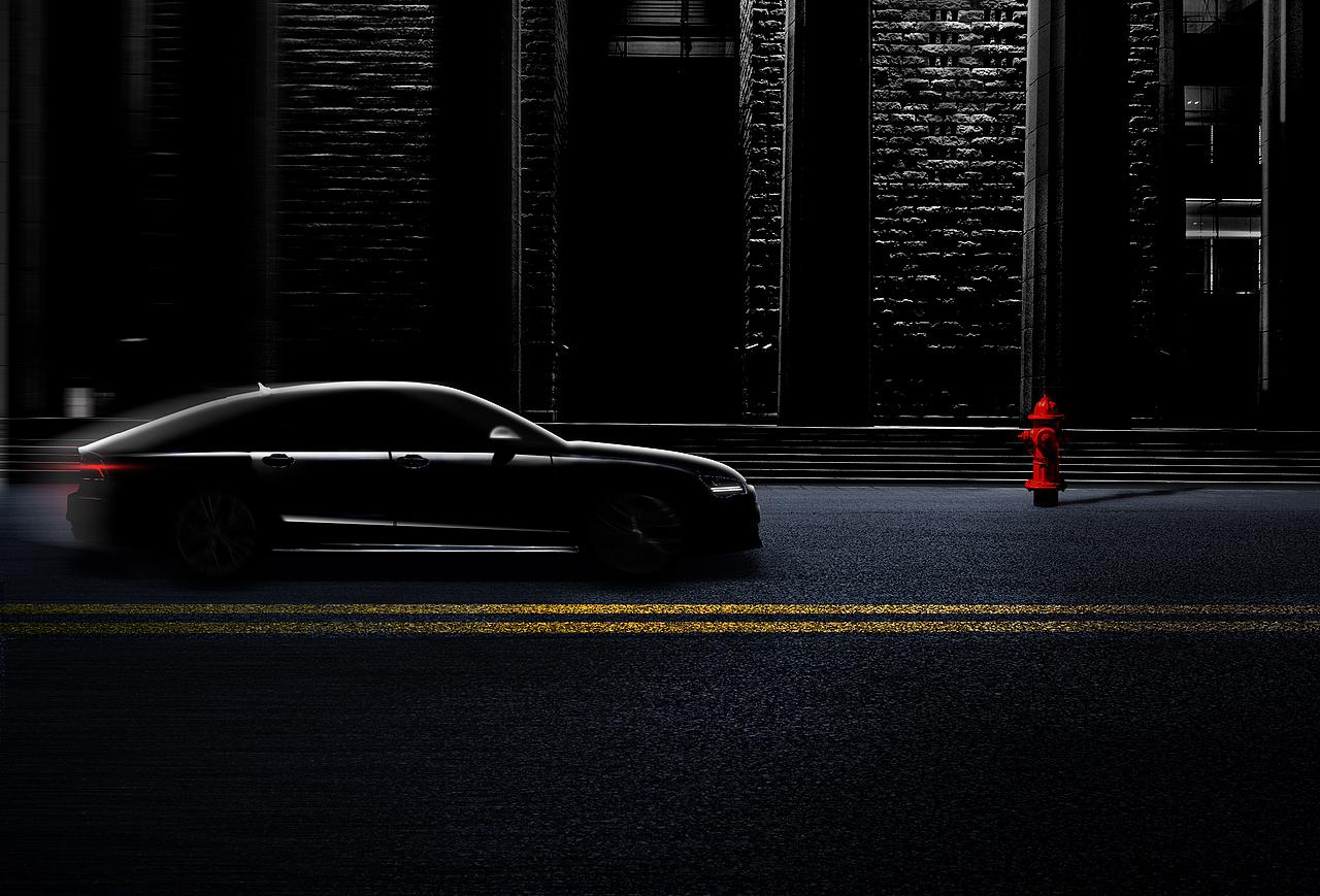 黑夜之光 A7 SPORTBACK（图ZNjI3OTg5ODA=） - 海报 - 站酷设计师猪朱朱朱原创素材 - 站酷ZCOOL