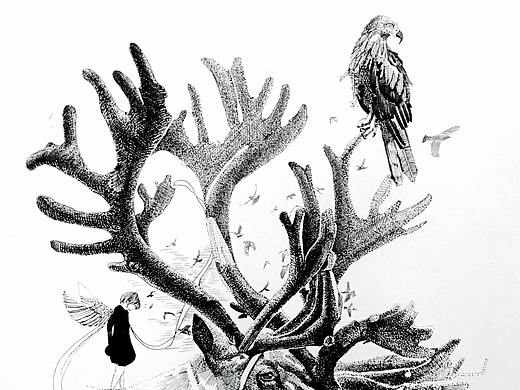 庆幸得是我还在坚持着。近两个月新作——老黑与画