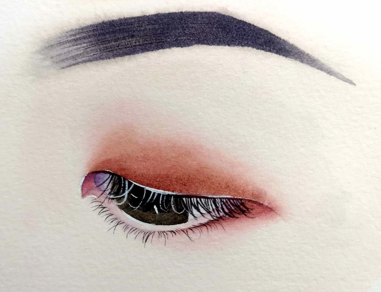 水彩眼睛|插画|创作习作|花逸竹轩 - 原创作品 - 站酷 (zcool)