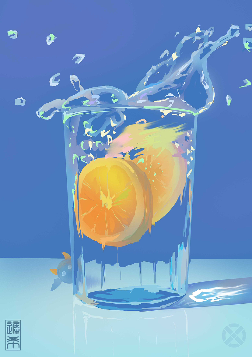 柠檬水（图ZMzMwNzM5MzYw） - 创作习作 - 站酷设计师南宫希迟原创素材 - 站酷ZCOOL