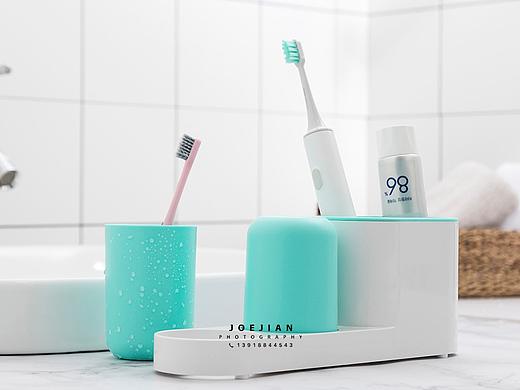 产品摄影-日用居家产品牙刷杯