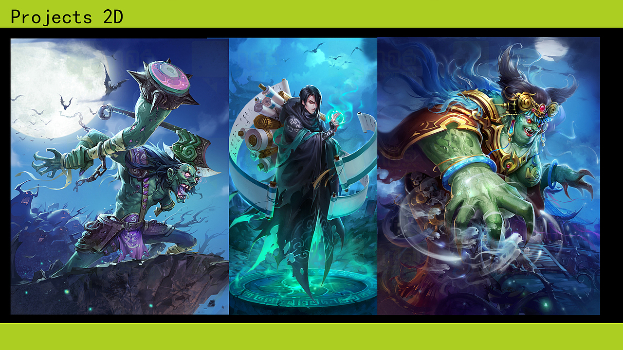 2d原画|插画|游戏原画|成都九目鱼_原创作品-站酷zcool