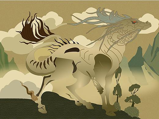 上古神兽-大狮子（个人主页-ZNDE5MzgzNzI=） - 艺术插画 - 站酷设计师小肥皂不肥原创素材 - 站酷ZCOOL