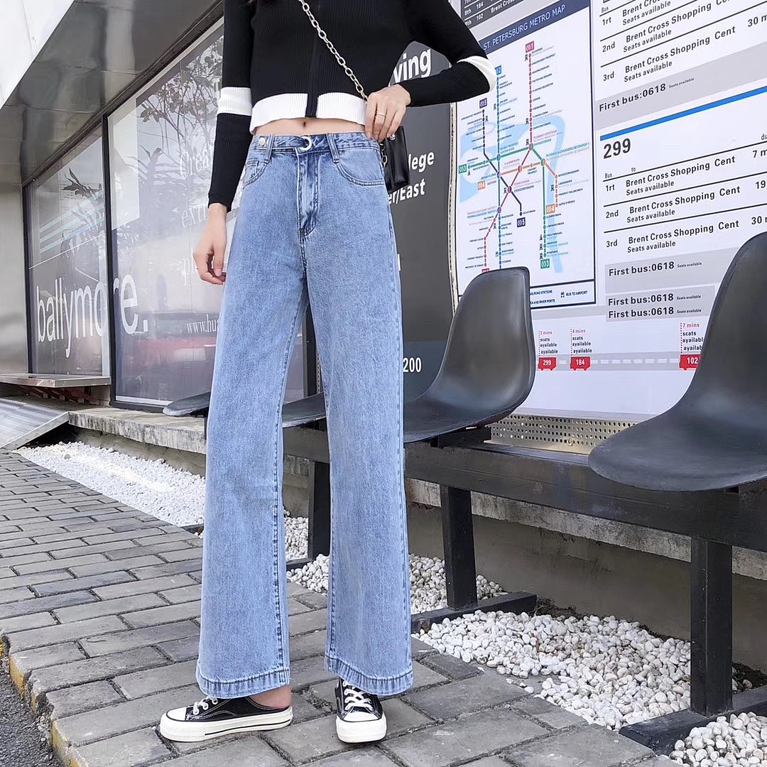 模特周洛希休闲裤 阔腿裤 直筒裤外景拍摄广州裤子摄影