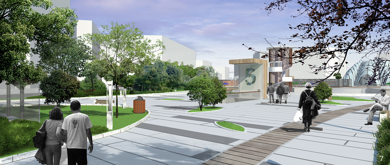 维克商业广场景观设计