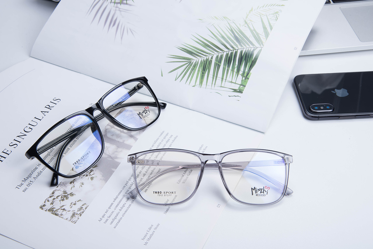 近视眼镜框产品拍摄
