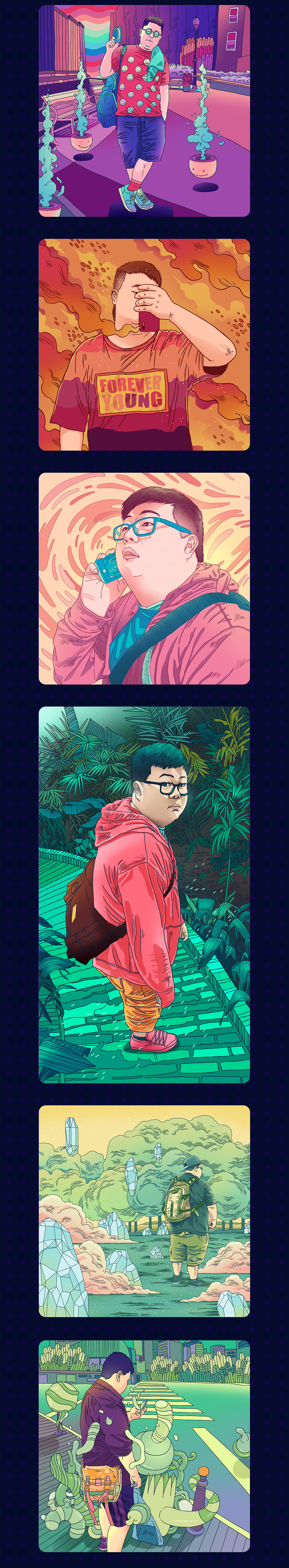 2019插画作品合辑（图ZMTkyMTYzMzQ4） - 艺术插画 - 站酷设计师CHOCO__原创素材 - 站酷ZCOOL
