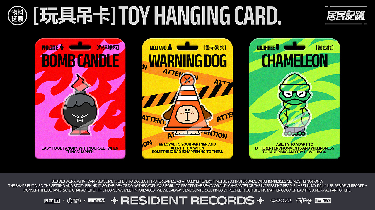 居民記錄 - Resident Records（图ZMzA0OTk5NjI0） - IP形象 - 站酷设计师Fatboy伍胖胖原创素材 - 站酷ZCOOL