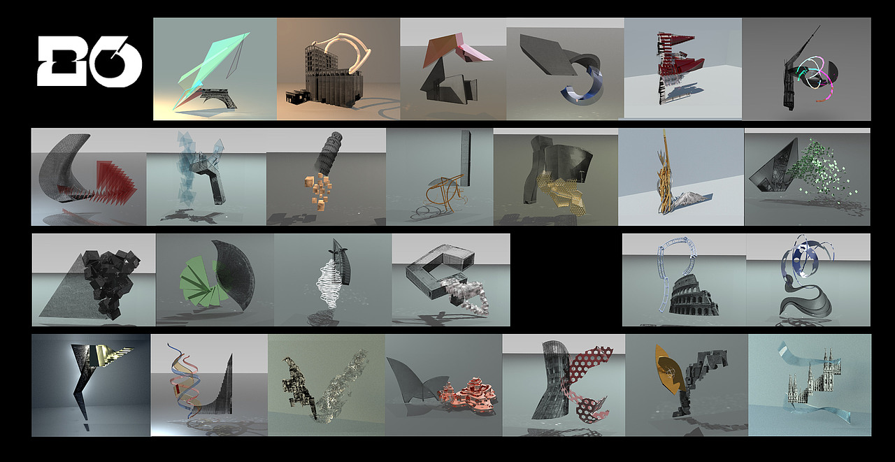 城市痕迹-字体设计