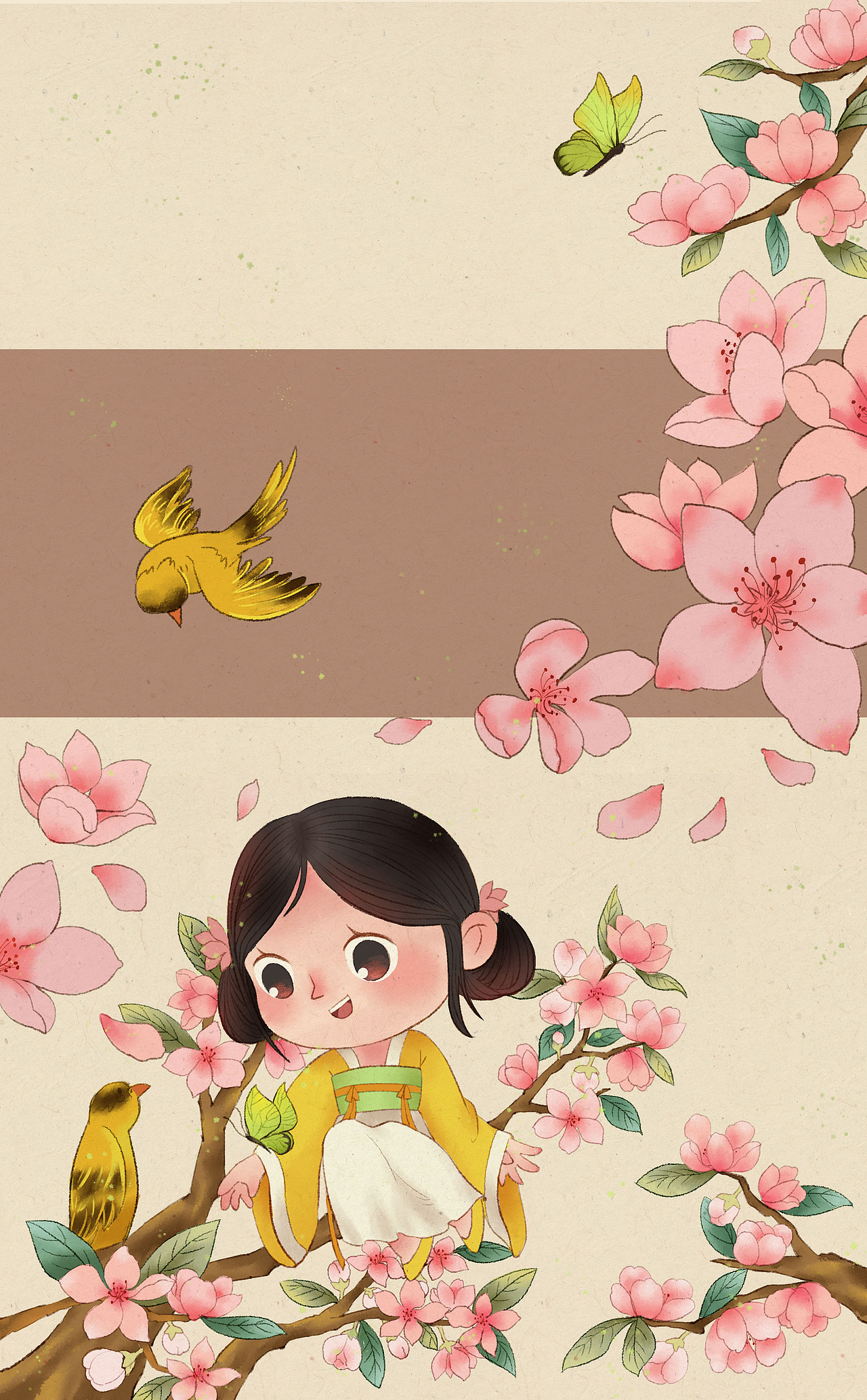 二十四节气插画（立春-谷雨）（图ZMjk2OTA3MTUy） - 儿童插画 - 站酷设计师甜雨Rena原创素材 - 站酷ZCOOL