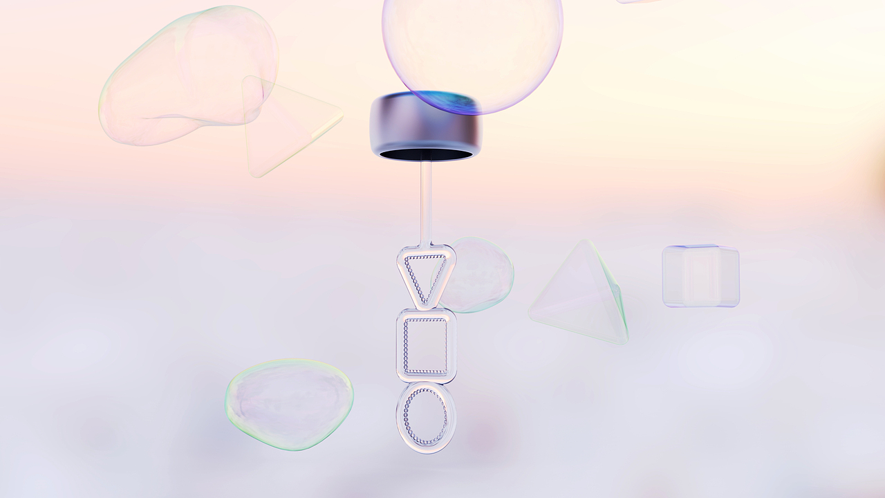 即兴设计】#002_几何体泡泡