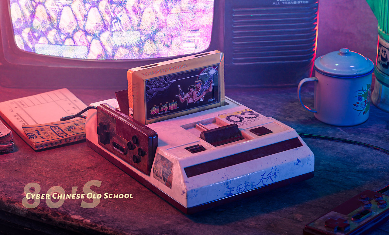 红白复古游戏机