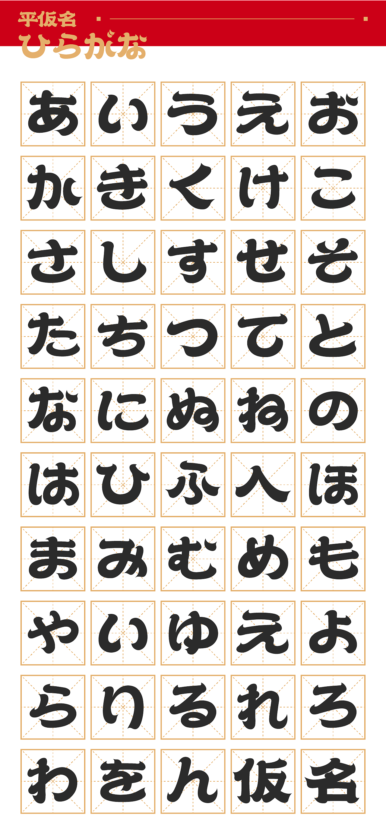 【日文假名设计】赤云隶配套假名字库设计（图ZMzM1NjYyNTIw） - 字体/字形 - 站酷设计师陈千原创素材 - 站酷ZCOOL