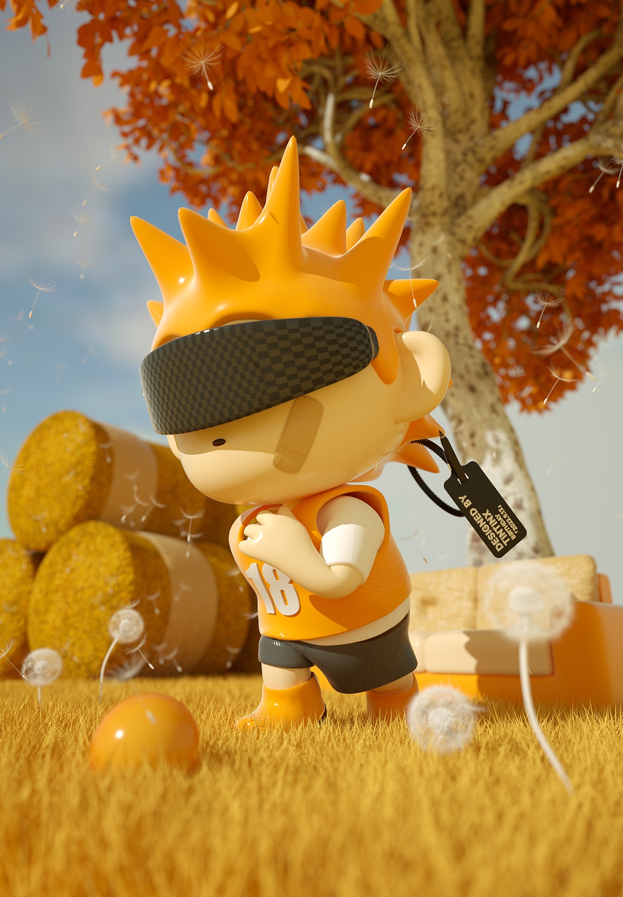 (亿变小丁)原创ip形象场景设计