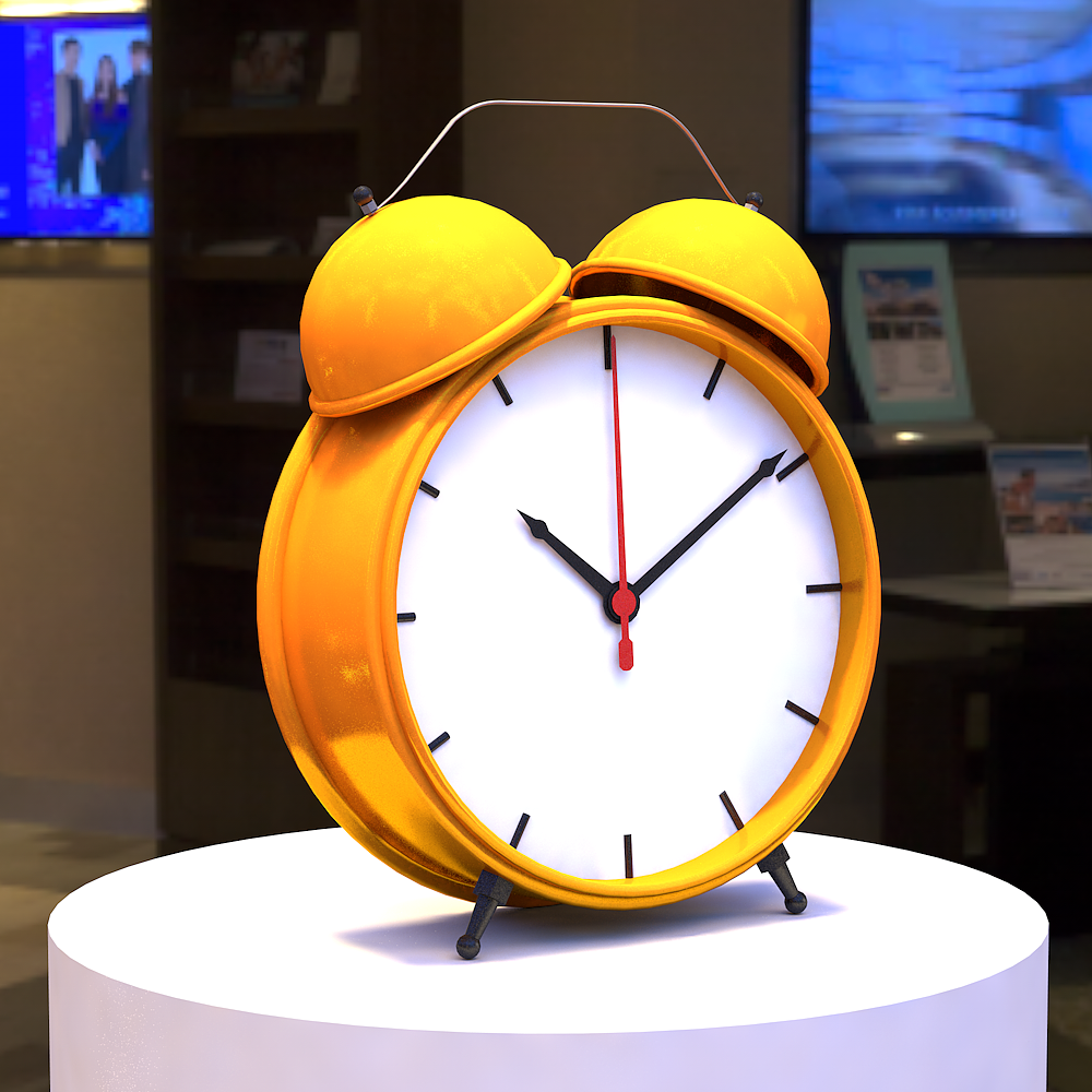 闹钟动效建模沉浸式渲染（图ZMzA0NTE0NDc2） - 动画/影视 - 站酷设计师EL北岸Norte原创素材 - 站酷ZCOOL