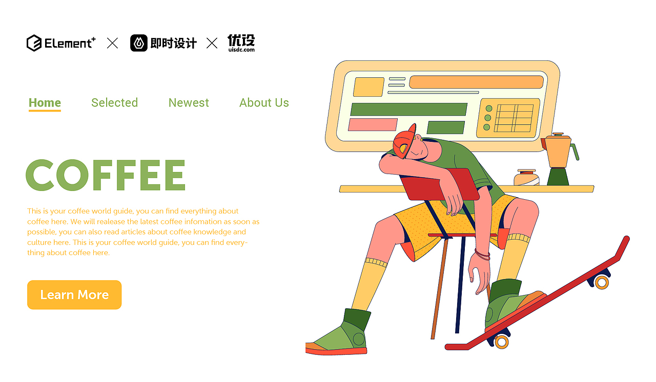 网页插画大赛作品总结(图ZMzEwOTI2MDEy) - 商业插画 - 站酷设计师由然工作室原创素材 - 站酷ZCOOL
