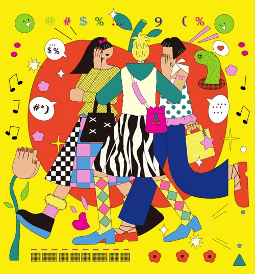 Hi Girl 插画海报（图ZMzIzNzI5MDY0） - 商业插画 - 站酷设计师李哈哈今日无事原创素材 - 站酷ZCOOL