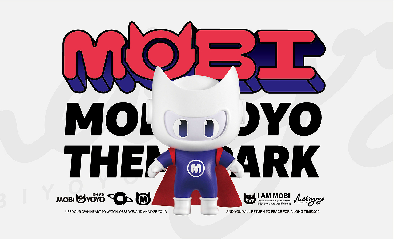 莫比YOYO | 儿童乐园 卡通吉祥物IP形象潮玩策划设计