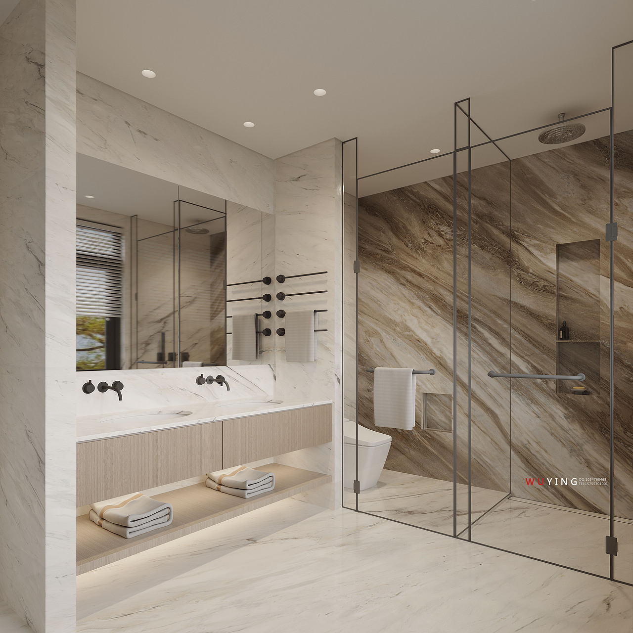 WYD/衣帽间/浴缸/無影设计表现