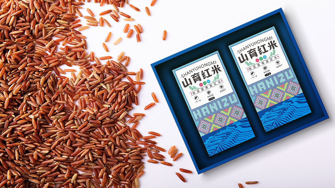 山育红米包装设计（图ZMzE5NDIyMTcy） - 包装 - 站酷设计师汪佼佼包装设计原创素材 - 站酷ZCOOL