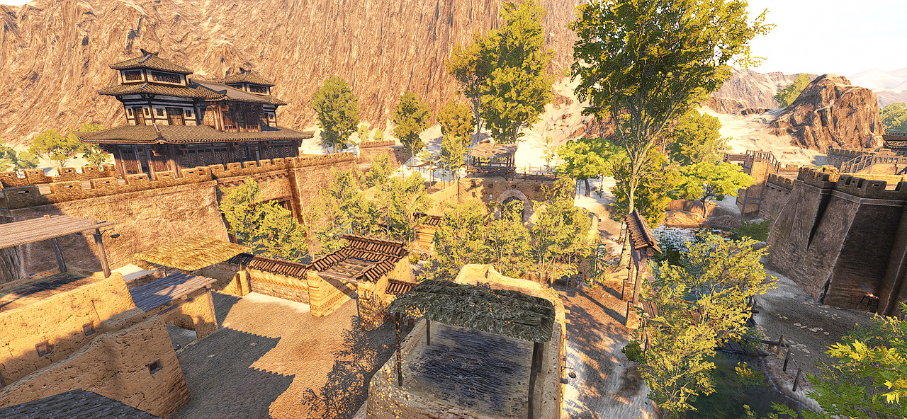 【衣谷三国概念设定】场景地编截图（一）（图ZMzIzOTQ4NzQ4） - 概念设定 - 站酷设计师疾风Shawk原创素材 - 站酷ZCOOL