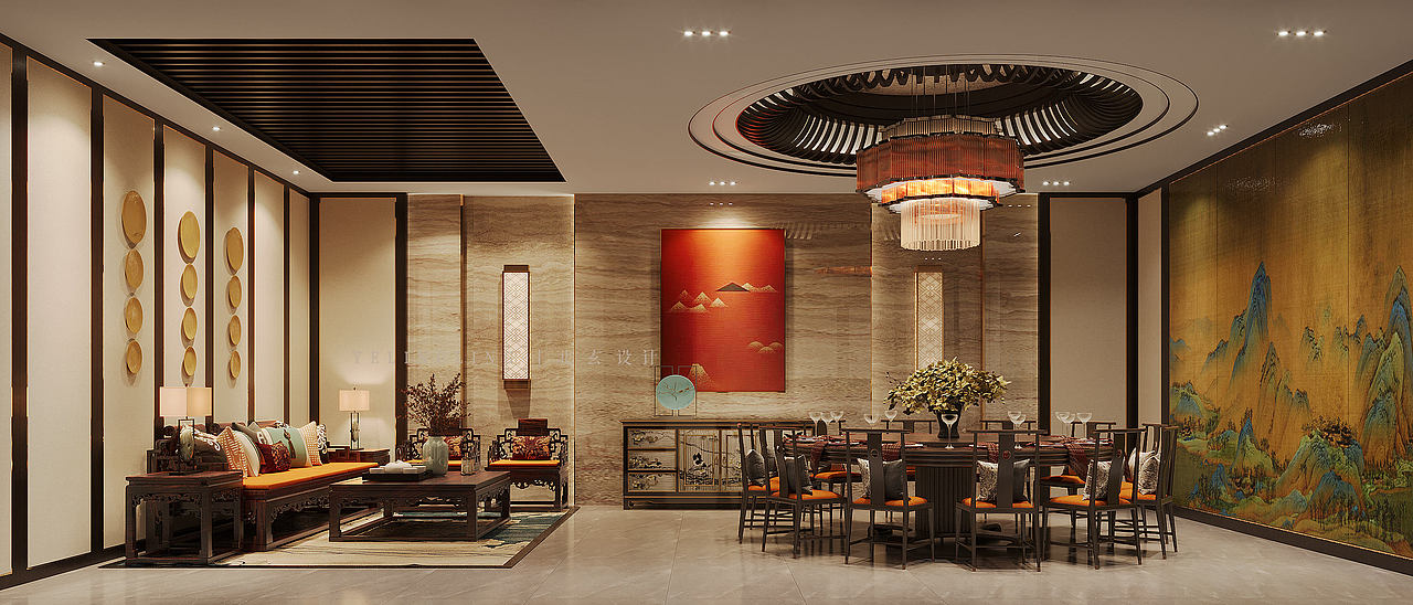 餐厅设计 | 构建多维的诗意氛围