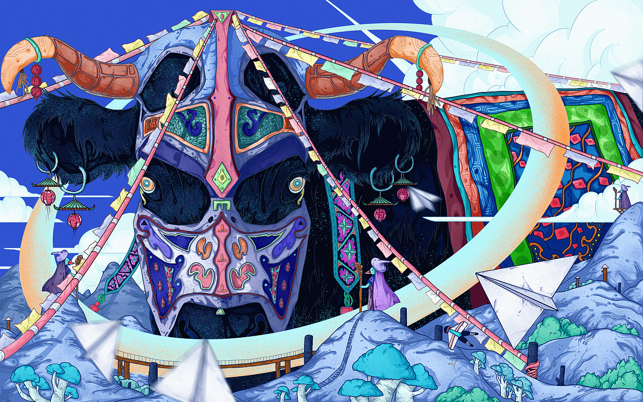 天羿TEAR——2022年度插画总结（图ZMzI5NjUyNDQ0） - 新锐潮流插画 - 站酷设计师天羿TEAR原创素材 - 站酷ZCOOL