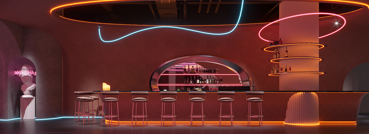 石家庄毕加索酒吧（图ZMzQyMjcxNTMy） - 商业空间设计 - 站酷设计师QlHudesign原创素材 - 站酷ZCOOL