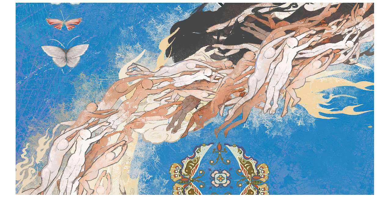 大足石刻·畢業(yè)設計·輪回圖插畫展示（圖ZMzYzMjc5MDQw） - 藝術插畫 - 站酷設計師糖漿糖酒原創(chuàng)素材 - 站酷ZCOOL