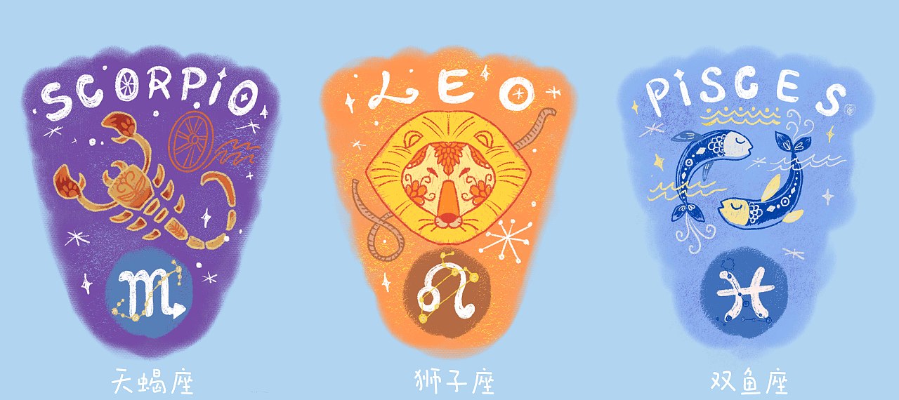 十二星座手绘母婴地毯（图ZMzMzMTgzNDQw） - 商业插画 - 站酷设计师Liyouweiwei原创素材 - 站酷ZCOOL