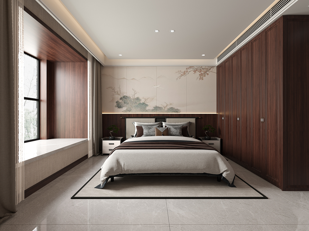 效果图项目 新中式风格