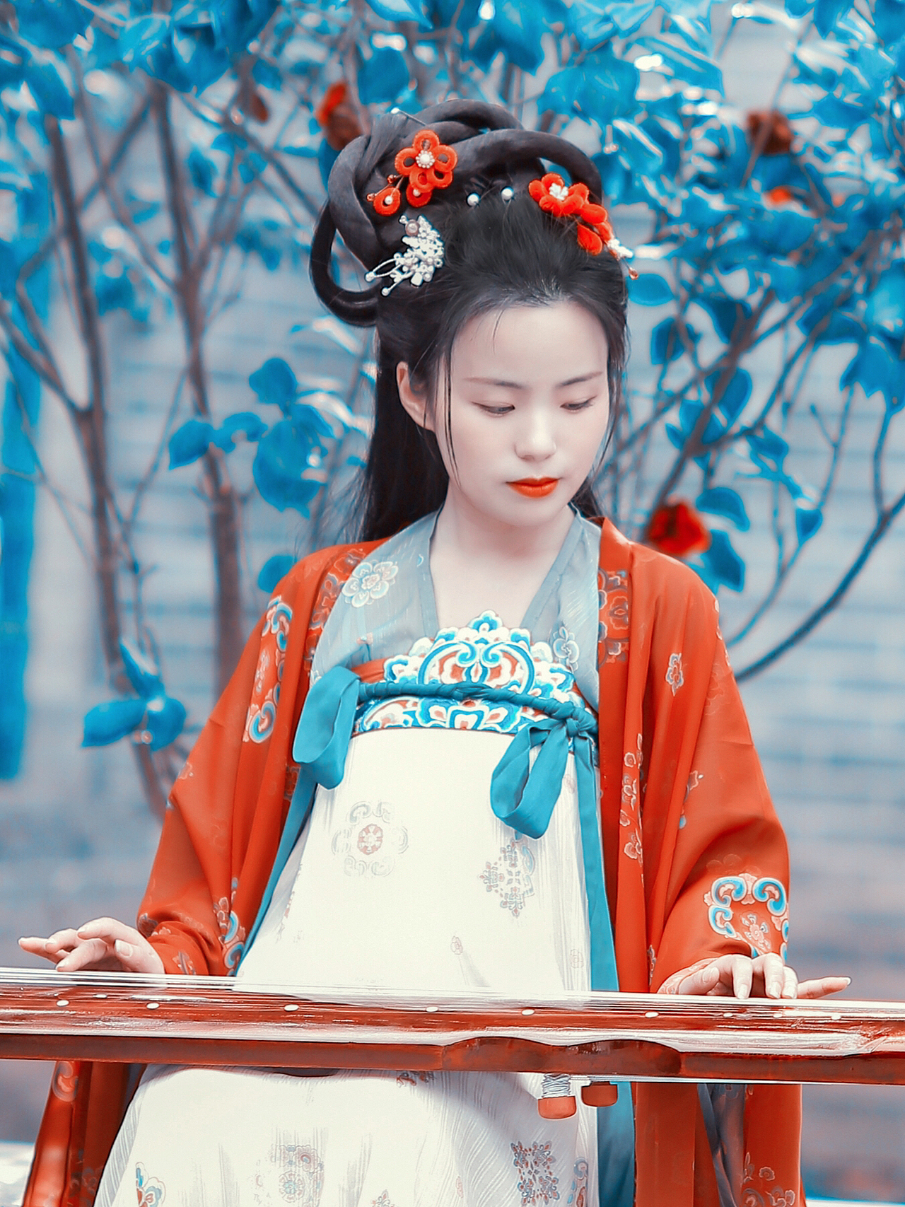 古风汉服,阿宝色调调色