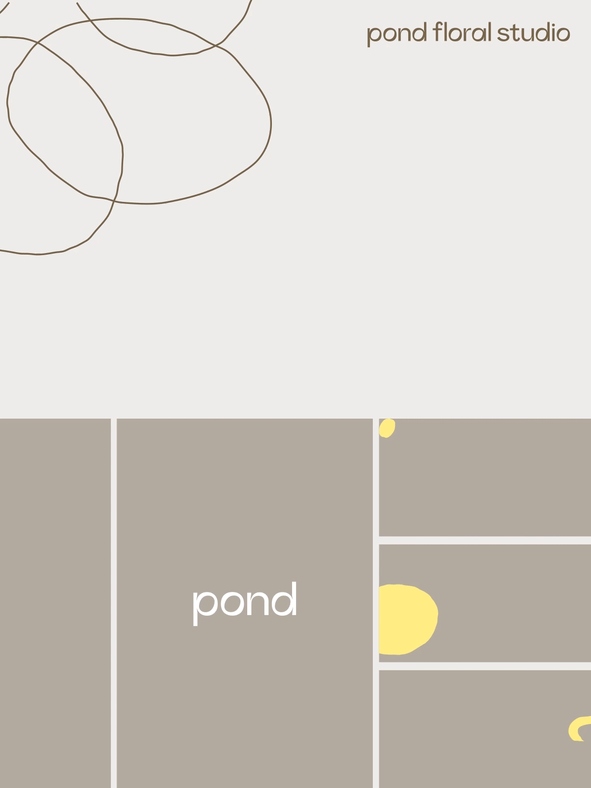 Branding | pond floral 北美花植艺术品牌（图ZMzM0OTkzOTA4） - 品牌 - 站酷设计师OnedayDesign原创素材 - 站酷ZCOOL