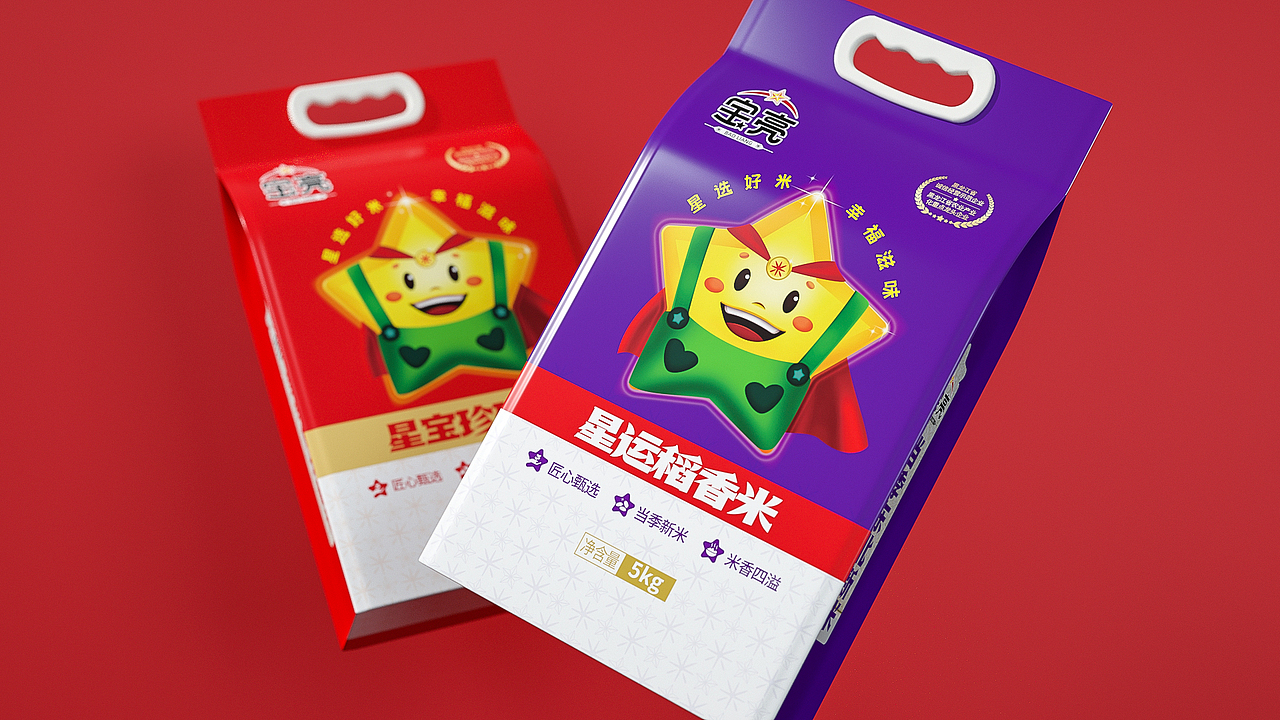 宝亮大米品牌全案x一棵树|大米包装设计|IP设计