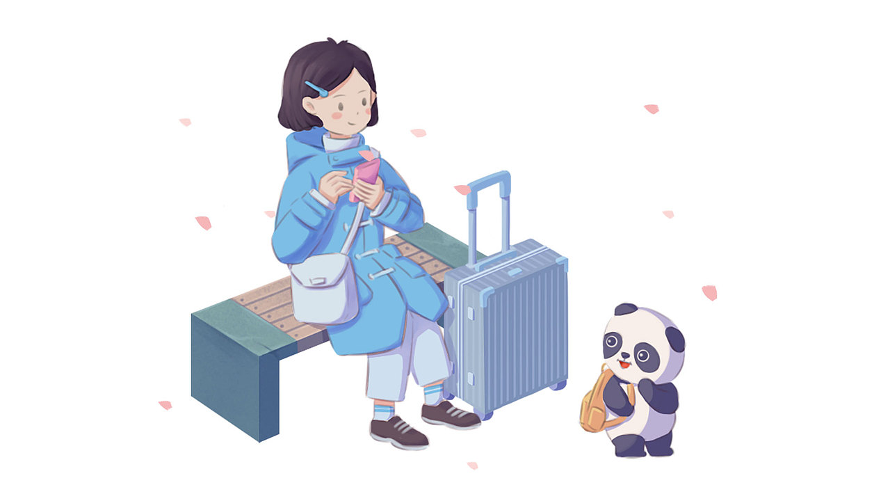 春天到了~~（图ZMzI5OTcyNjg0） - 创作习作 - 站酷设计师路漫插画原创素材 - 站酷ZCOOL