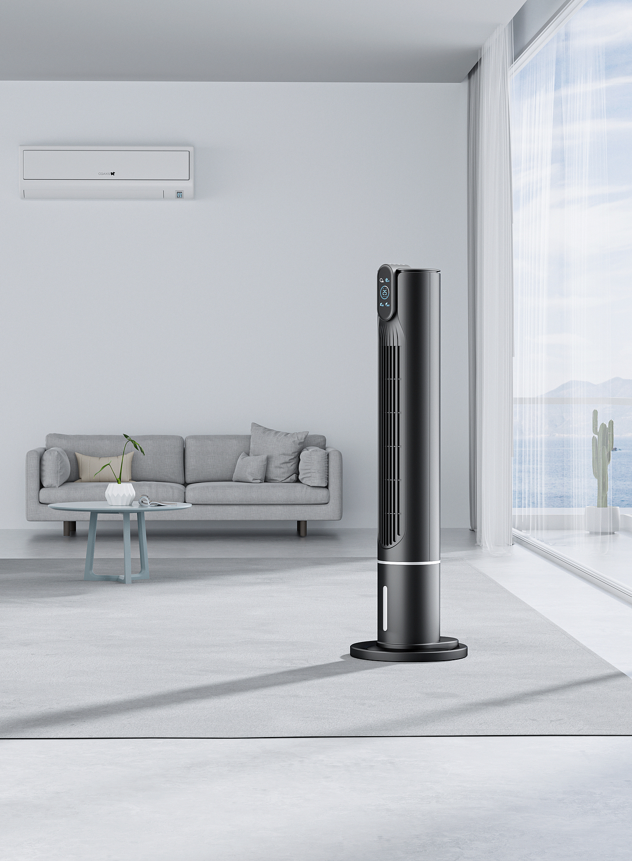 7月份的一组塔扇场景渲染（图ZMzA4Mzc2MTYw） - 产品 - 站酷设计师奶龙也是龙原创素材 - 站酷ZCOOL