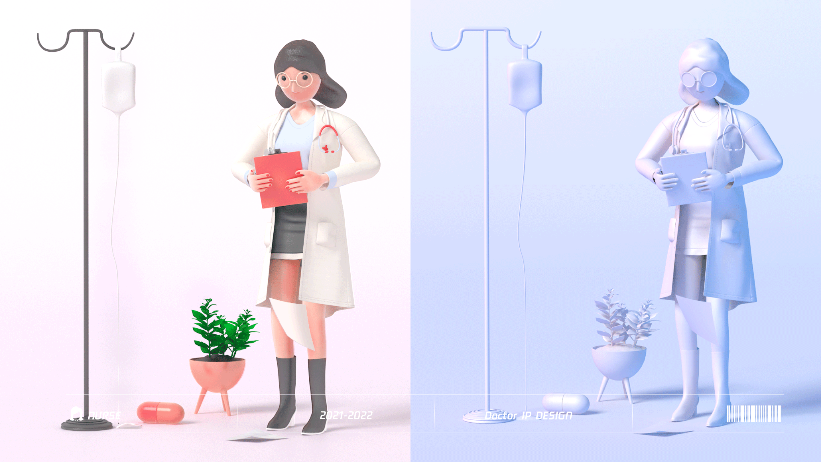 运营视觉活动设计+3DIP人物