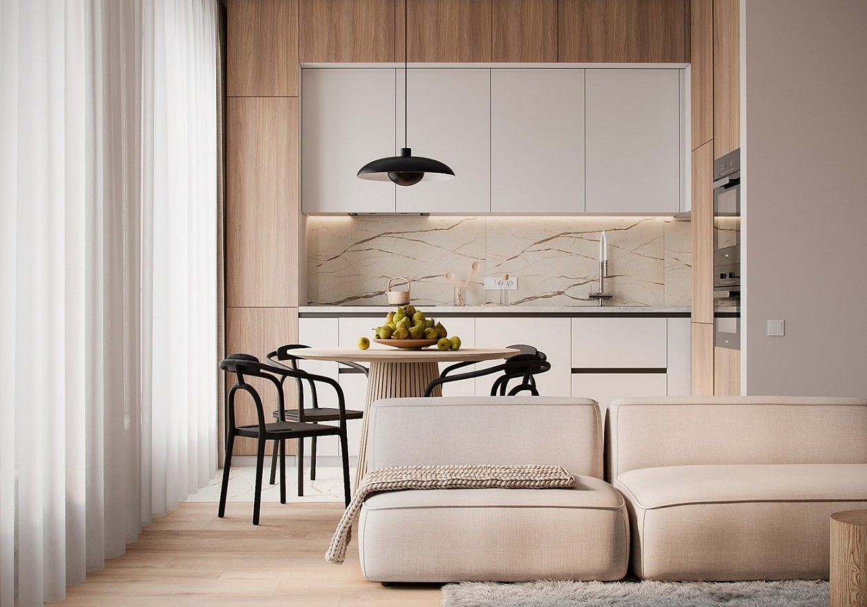 暖色系公寓设计 既温馨又舒适